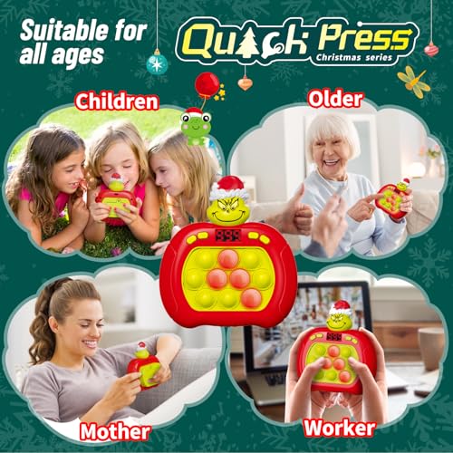 image for UMQYYMKO Upgraded Pop Push Game Toy for Kids, Quick Fast Push Pop Puzz