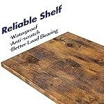 NUMENN 5 Tier Bookshelf, Tall Bookcase Shelf Storage Organizer, Modern Book Shelf for Bedroom, Living Room and Home Office, Vintage - Image 4