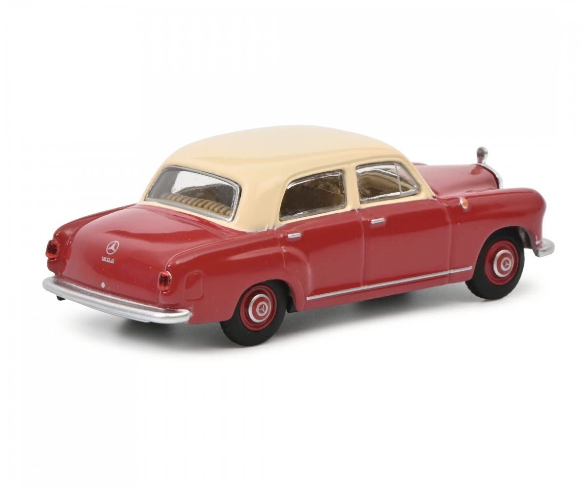 Amazon | シュコー 1/64 メルセデス ベンツ 180 D レッド/ベージュ
