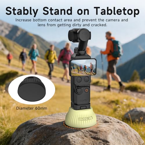 Support de base antidérapant en silicone pour DJI Osmo Pocket 4