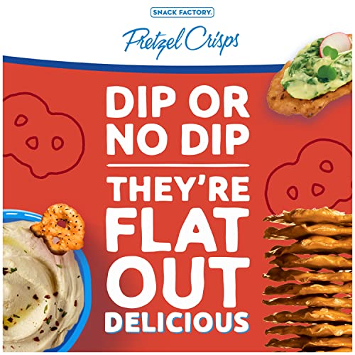 Image of Snack Factory Everything Pretzel Crisps, Non-GMO, 7.2 OZ Resealable Bag