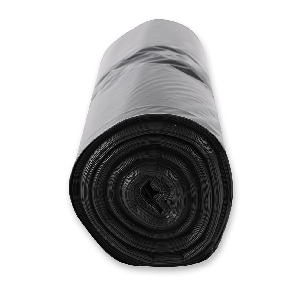 80 Stück, Müllsäcke, FRANZ MENSCH, 120 x 90cm, schwarz, LDPE, 80my, Premium | Hygoclean, 160 Liter Volumen, Abfallsack, Müllbeutel, Mülltüten, Hausmüll, Abfallbeutel, Rollenware, reißfest