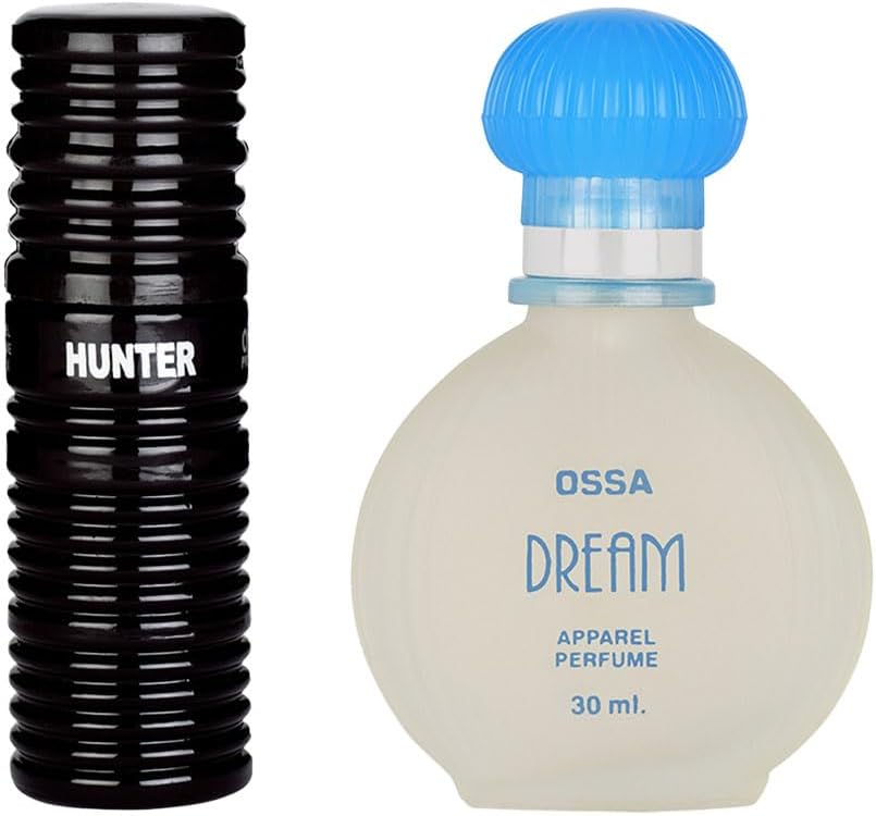 Ossa Hunter And Dream Collection EDP Perfumes Combo For Men And Women 30ml Each | Long Lasting Fragrance With Fresh And Floral Notes (Pack of 2) | Best Gift for Birthdays, Anniversaries