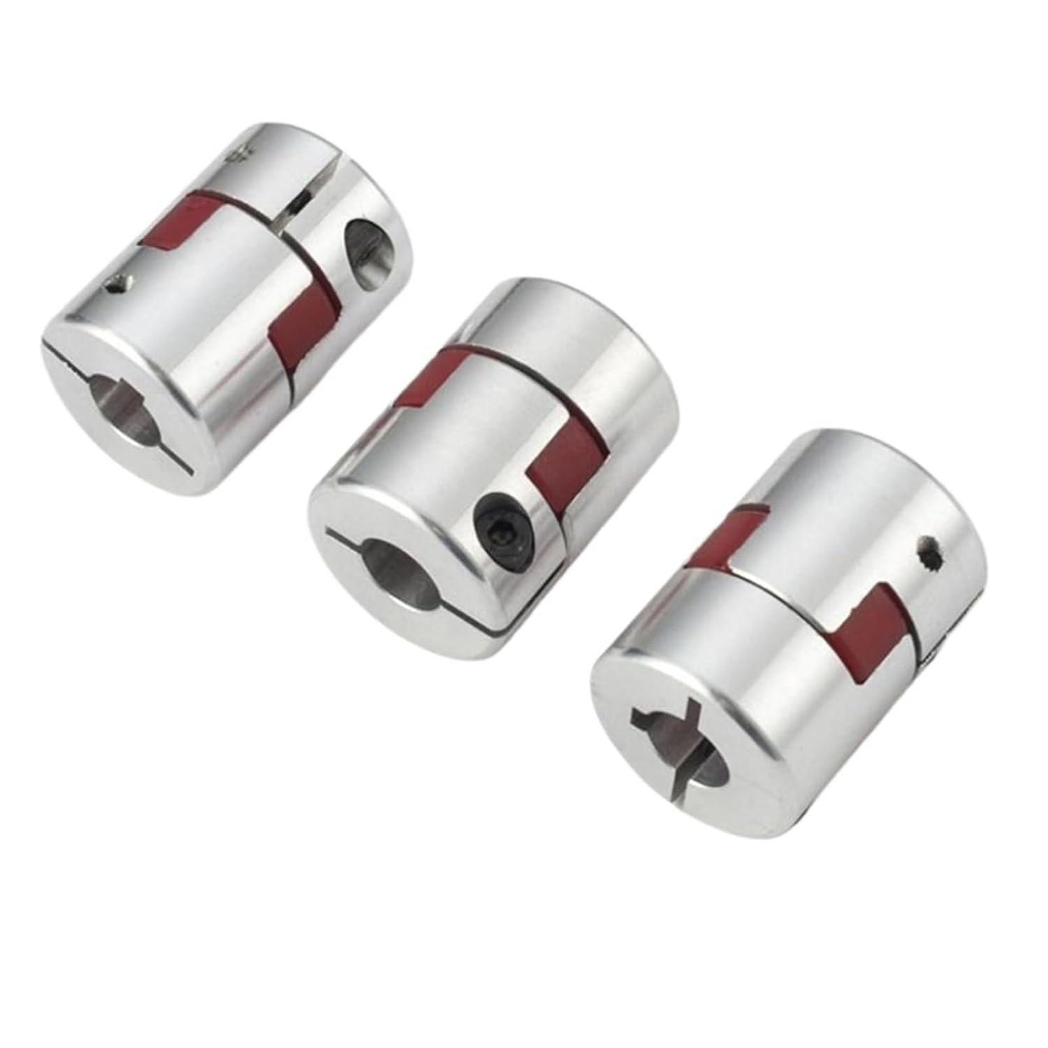 D30L40 Coupler D30 L40 Three Jaw Aluminium Plum Flexible Shaft Coupling Motor Connector Flexible Coupler 5/6/6.35/8/10/12mm(24mm)