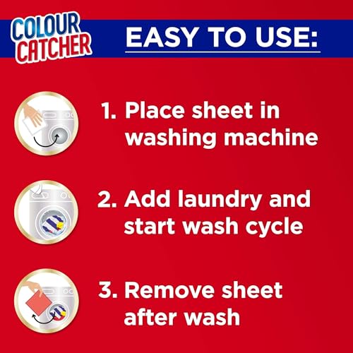 Colour Catcher Max Protect Laundry Sheets, Helps to Prevent Colour Run and Protects Brightness – 120 Sheets - Image 5