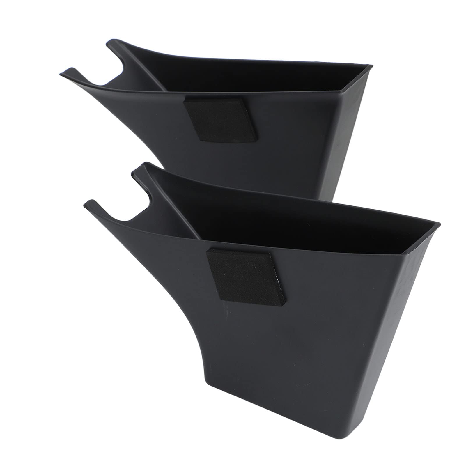 KIMISS Car Organizer, 2pcs Car Door Storage Box Anti Deformation ABS Practical Replacement for Tesla Model 3 Y(Rear Door)