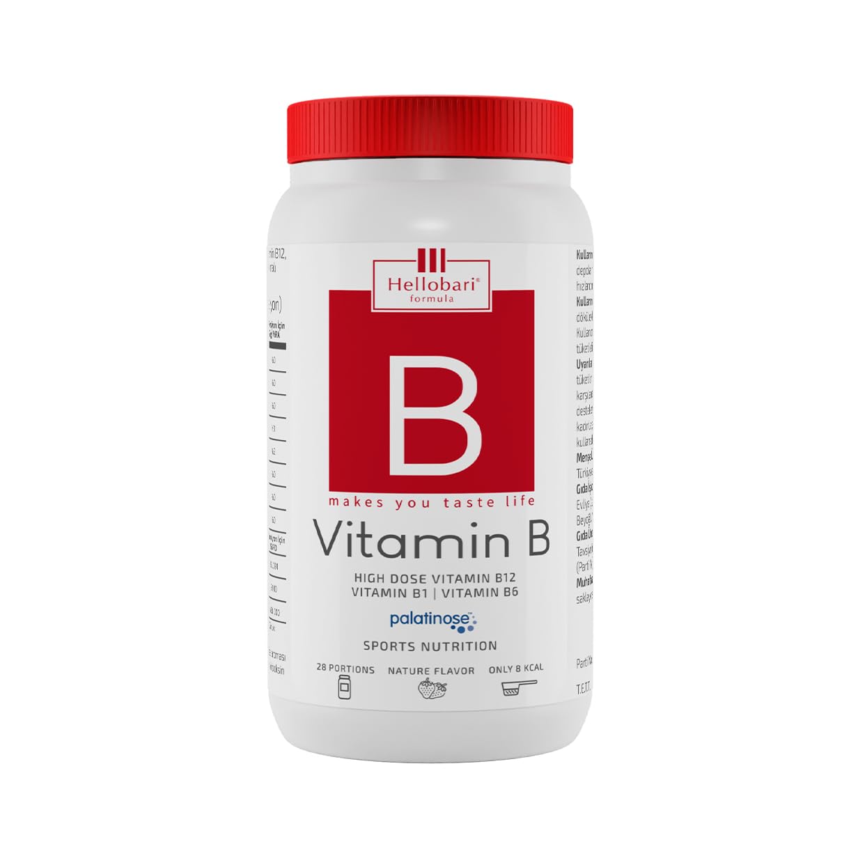 Hellobari Formula Vitamin B | Yüksek Doz Vitamin B12 | 28…