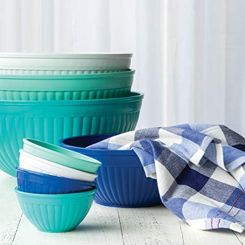 Nordic Ware Prep & Serve Mini Bowl Set, 4-pc, Set of 4, Coastal Colors, 1 cup