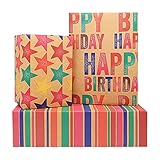 [9 Geschenkpapier Rollen]: Dieses Geschenkpapier ist in Rollen, es wird keine Knicke geben. Jedes Packpapier misst 44cm breit und 100cm lang. 43 Quadratfuß insgesamt im Set. Diese Geschenkpapierrollen haben keine Standardbreite, sondern sind schmaler als die übliche Größe. Perfekte Größe zum Verpacken einer Vielzahl von Geschenkboxen und -paketen.