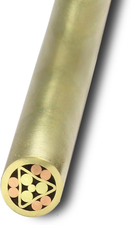 Mosaic - USA KMS Mosaic Pin for Knife Handle 3/8" x 11" Brass #175-1