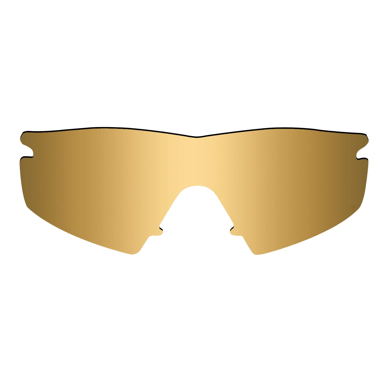 Polarized Replacement Lenses for Oakley M Frame Strike Sunglasses - Bronze Mirror