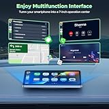 HOTPEAK Wireless Car Stereo for Apple Carplay with Rear Camera,7" Portable Touch Screen Android Auto for Cars,Car Radio Receiver with Bluetooth, FM, AUX,Voice Assistant, Map Navigation - Image 7