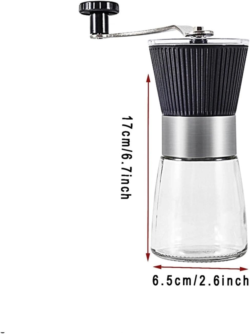 1pc Portable Stainless Steel Manua Coffee Grinder, Manual Coffee Mill. Portable Coffee Grinder Set, Manual Coffee Grinder