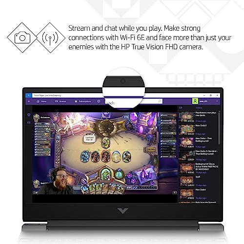 Image of HP Victus 16 Laptop, FHD IPS 144Hz Display, AMD Ryzen 5 7640HS, 16 GB RAM, 512 GB SSD, NVIDIA GeForce RTX 3050 GPU (6 GB), Windows 11 Home, 16-s0010nr (2023)
