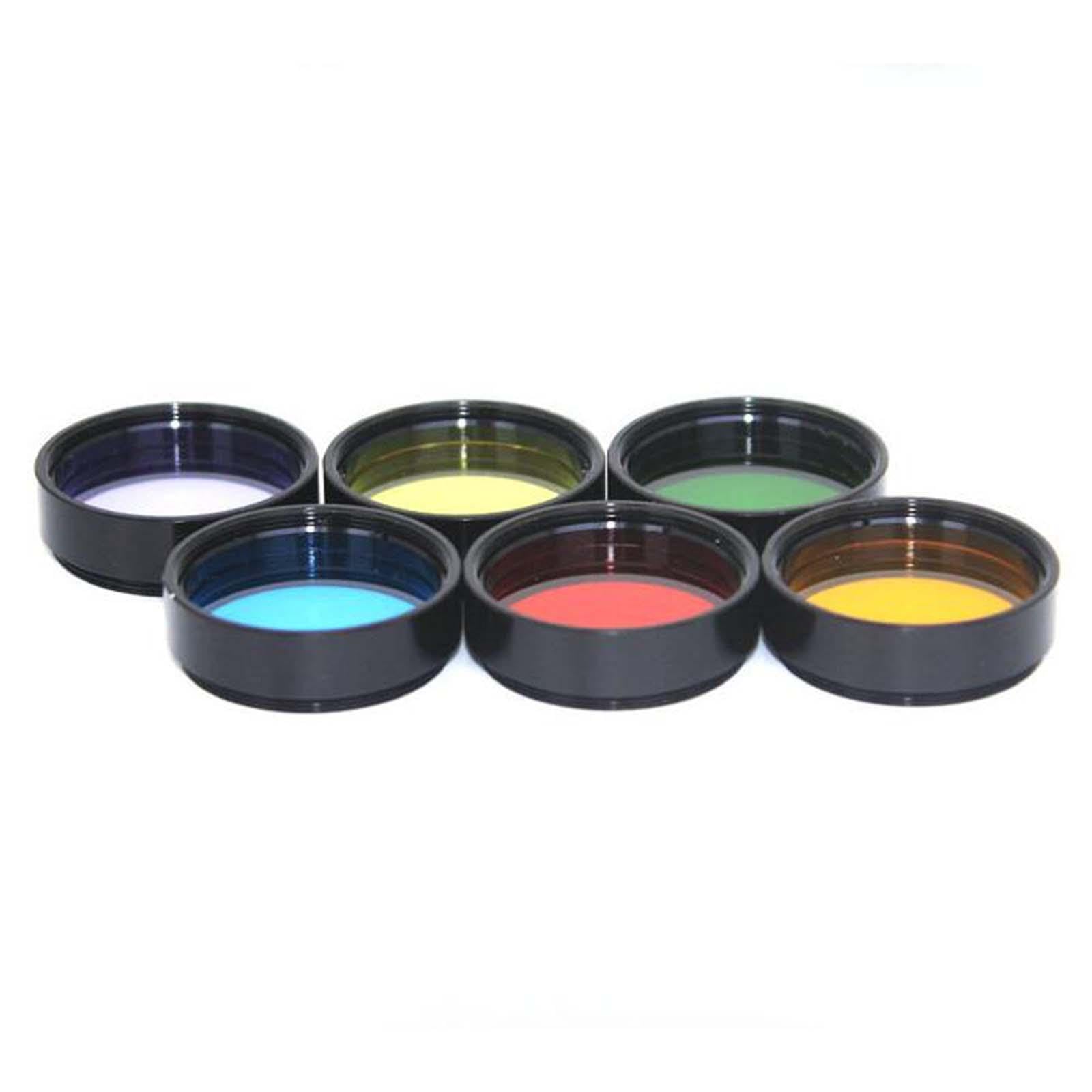 Set di 2 filtri per telescopio, 6 colori, per telescopio, accessori di ricambio