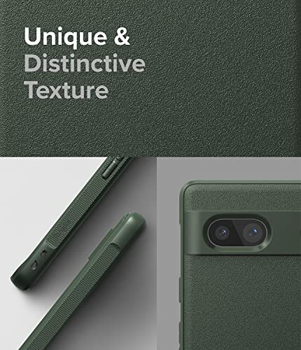 Image of Ringke Onyx for Google Pixel 7a Case [Feels Good in The Hand] Oil & Dirt Resistant, Enhanced Camera Lens Protection, Comfortable Grip, Non-Slip, Lightweight Cover - Dark Green