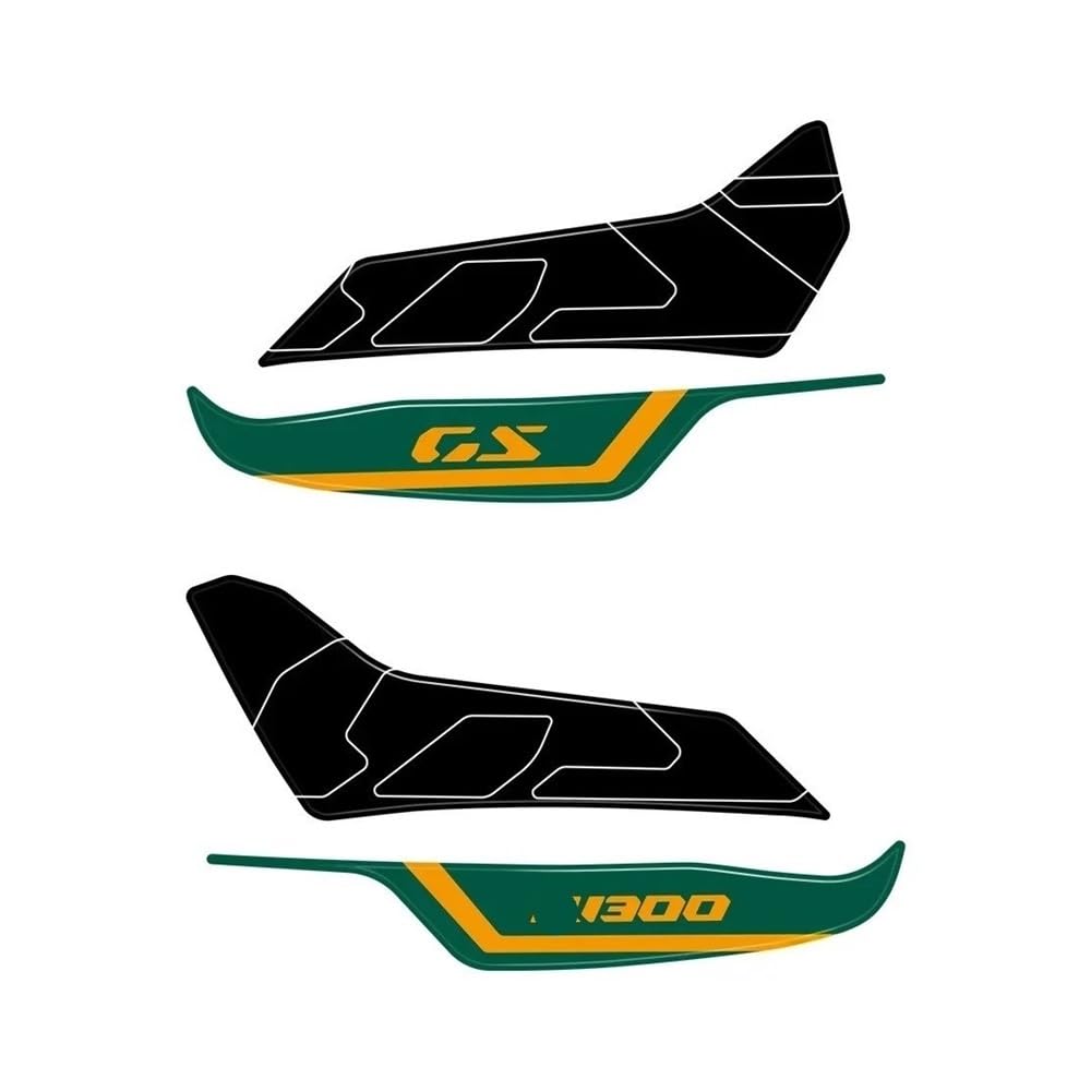 Protège-mains pour R 1300 GS 2024 : kit de protection réservoir en résine autocollante