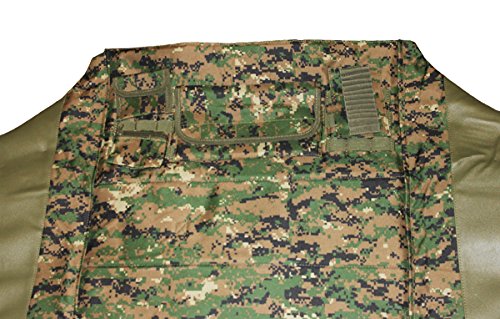 Ultimate Arms Gear Marpat Woodland Digital Camo Deluxe Roll Up Shooter\'s Shooting Sniper Hunting Protective Padded Mat with Ammo Shell Cartridge Bullet Holder & Pocket Pouches
