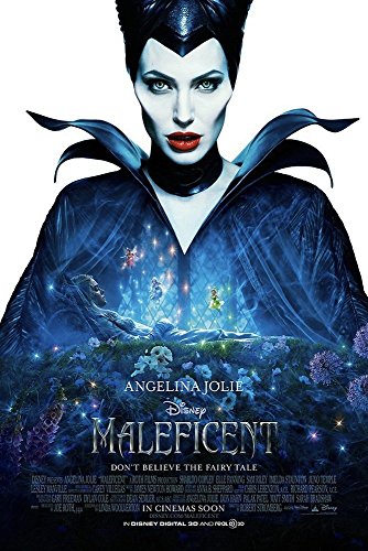 Jionk? Maleficent (2014): Movie Poster (Thick Poster) Original Size 24x36 Inch - Angelina Jolie, Elle Fanning, Sharlto Copley