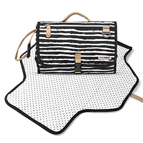 Waterproof Baby Diaper Changing Pat, Extra Large 97Cmx54Cm (38"X24" Inch)Portable Nappy Changing Pat With Storage Pockets, Foldable Cushioned Travel Change Pat For Infants Home Travel Outdoor #TOP1