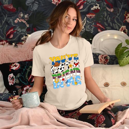 You've Got A Friend in Me Shirt Women Funny Letter Print Friends Tee Casual Vacation Holiday Graphic Tops3
