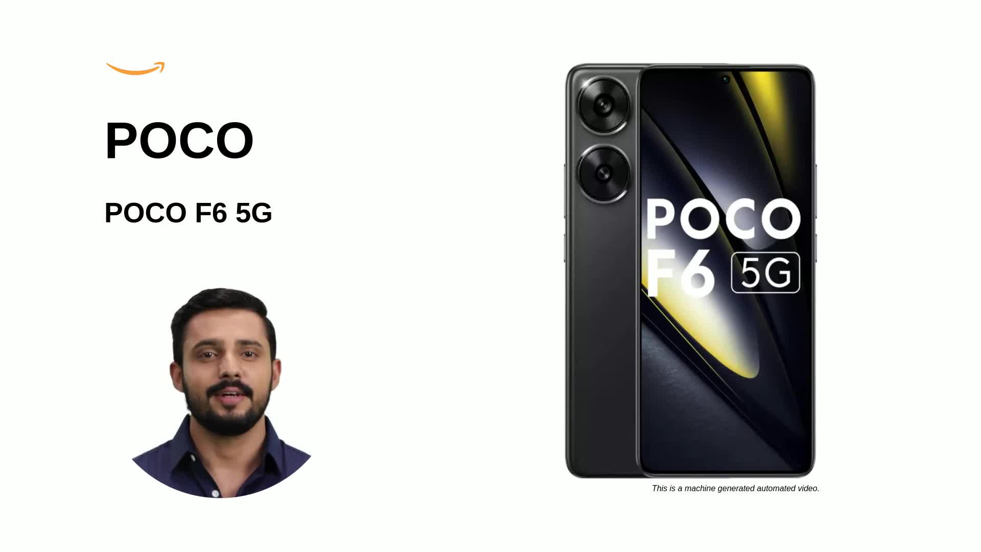 POCO F6 グローバル版 8GB/256GB ブラック POCO F6 5G Black 8GB RAM 256GB ROM : Amazon.in: Electronics