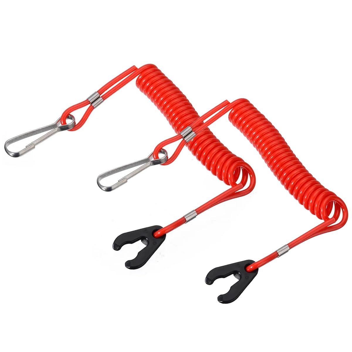 Cordon Arrêt D'Urgence Moteur Hors-Bord - Interrupteur Sécurité Kill Switch Avec Lacet 140 Cm