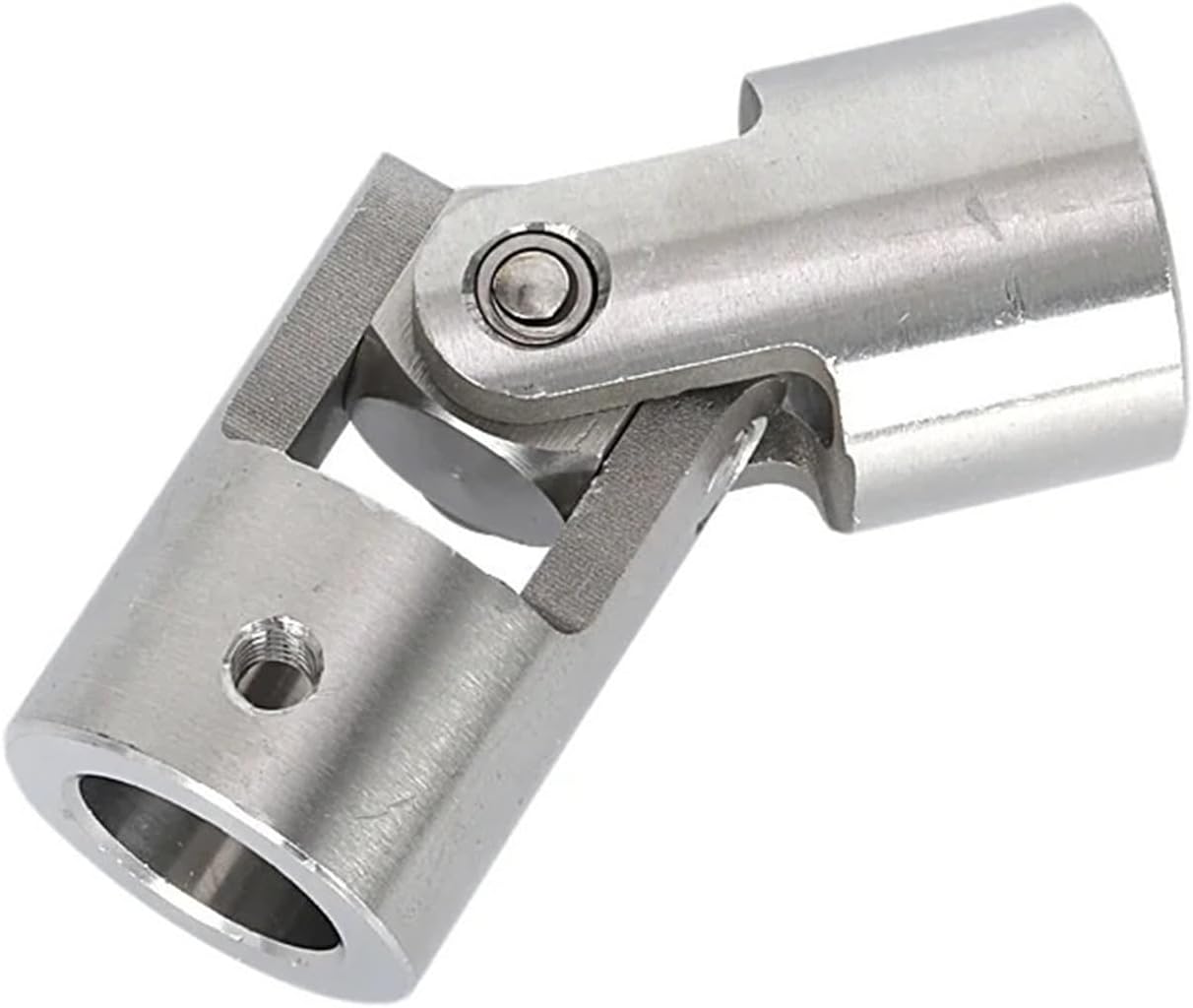 304 Stainless Steel Universal Joint Coupler 6/8/12/14/15/16/18/20/22mm Cross Universal Joint Single Precision Coupling 1Pcs(D36L90-22-Keyway)