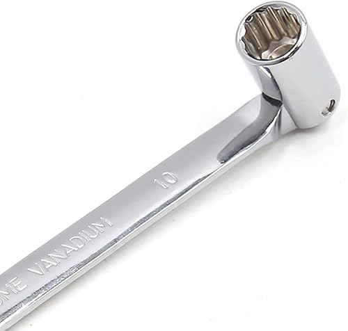 Miniatura 5 de uxcell Llave inglesa de combinación de cabeza giratoria de 0.394 in Herramienta de reparación de automóviles