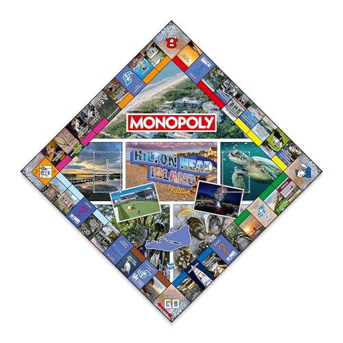 Monopoly Hilton Head SC Edición Juego de Mesa Familiar miniatura 4
