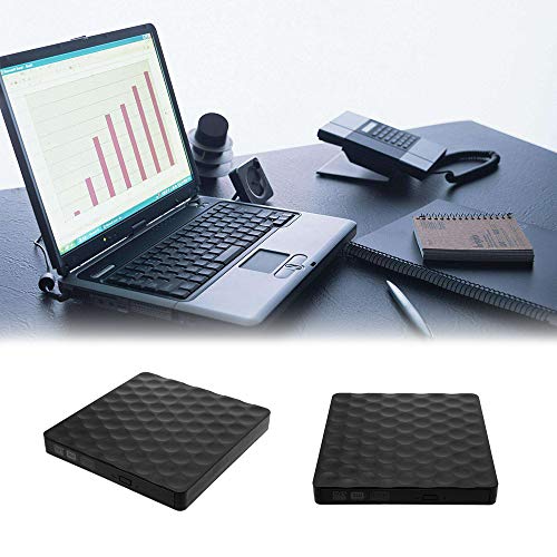 Docooler USB 3.0 Portátil Ultra Fino Unidade Ótica Externa Bandeja de CD ODD Caddy Burner Leitor 5Gb