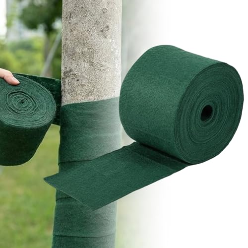 Baumschutz Stamm 12cmx20M Baumschutzfolie Baum Winterschutz Wickelstreifen Frostschutz Feuchtigkeit Baumschutzbandage Baumstamm Schutzband für Umpflanzen von Pflanzen Warmhalten und Befeuchten