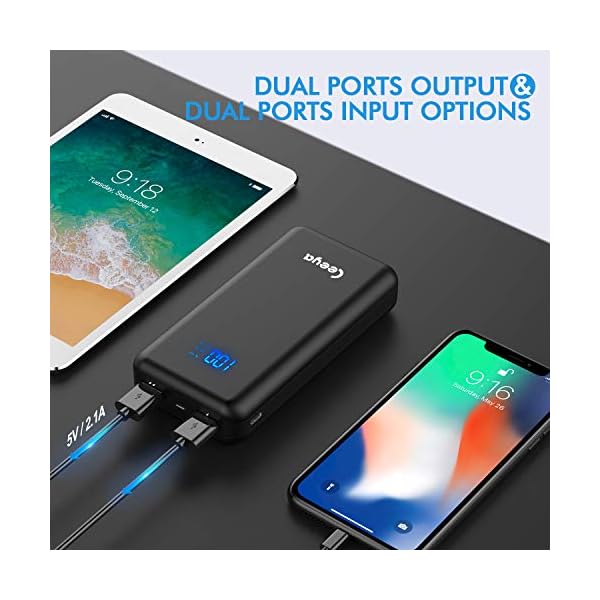 Ceeya Portable Charger 26800mAh,5V 2A USB Heated Vest,Heated Jacket,Heated Work Safety Jacket,External Battery Pack Compatible with iPhone,Smartphones and More.(USB-C for Input ONLY)