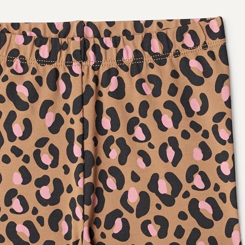 Image of Amazon Essentials Girls' Cotton Stretch Leggings, Multipacks