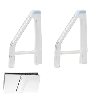 Stand for Ps5 Slim, Simple Cooling Feet, Horizontal Placement Bracket Holder Console Flat Base Stand, Compatible with Sony PlayStation 5 Slim Disc Edition-A 2Pcs
