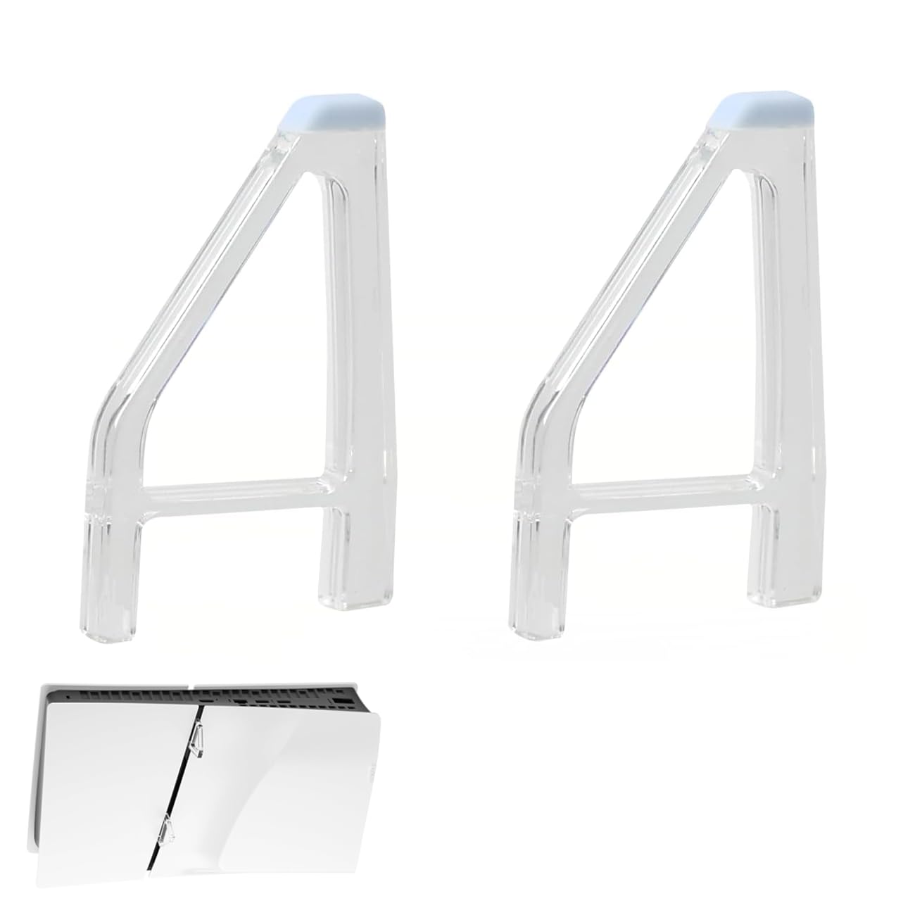 Stand for Ps5 Slim, Simple Cooling Feet, Horizontal Placement Bracket Holder Console Flat Base Stand, Compatible with Sony PlayStation 5 Slim Disc Edition-A (4)-picture-26