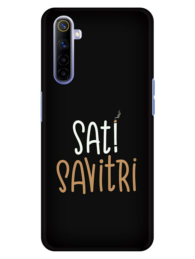 JugaaduStore Designer Printed Slim Fit Hard Case Back Cover for Realme 6s | Sati Savitri (Polycarbonate)
