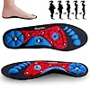 L&W Luck Solette Magnetiche, Piatto Solette Per Scarpe su Tutta la Cuscinetto per Supporto Arco Plantare Soletta per la Fascite Plantare (S)