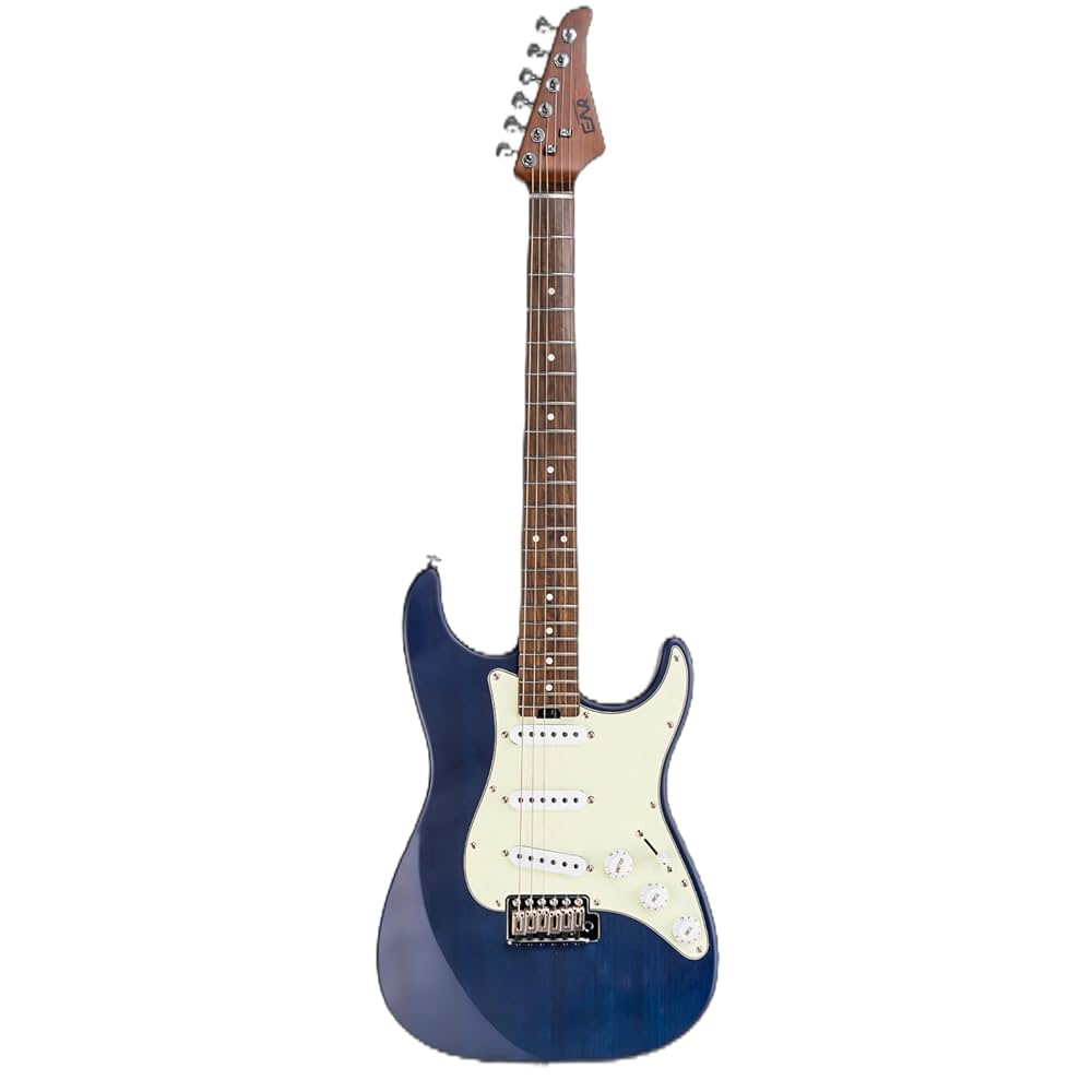 ギター EART Electric Guitar SSS Blue EART Electric Guitar SSS Single Coil Pickups,6 String Solid