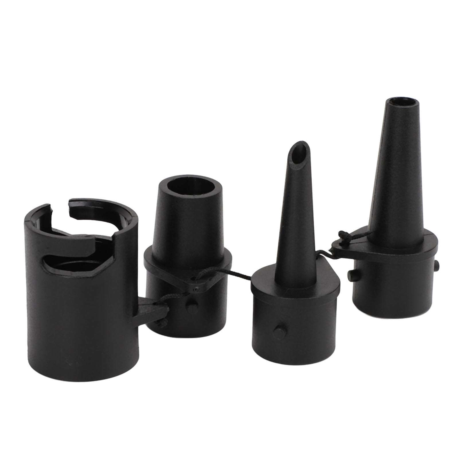 3 sizes air pump replacement nozzles, leak proof inflatable pump heads for air bed air mattress swimming ring inflatable pool