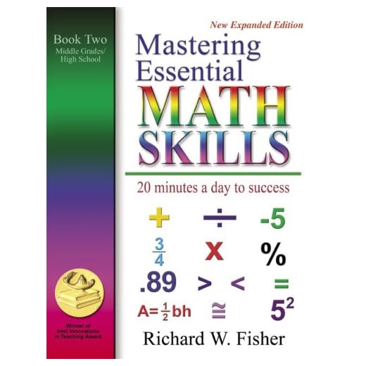 Mastering Essential Math Skills Book Two Middle Grades/High School....INCLUDING AMERICA'S MATH TEACHER DVD WITH OVER 7 HOURS OF LESSONS!