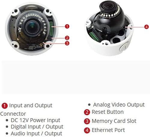 Miniatura 2 de ACTi Cámara domo de zoom para exteriores A86 de 5MP con WDR extremo, SLLS, lente de zoom 5X, f2.0.276-0.531 in, enfoque automático, H.265H.264,