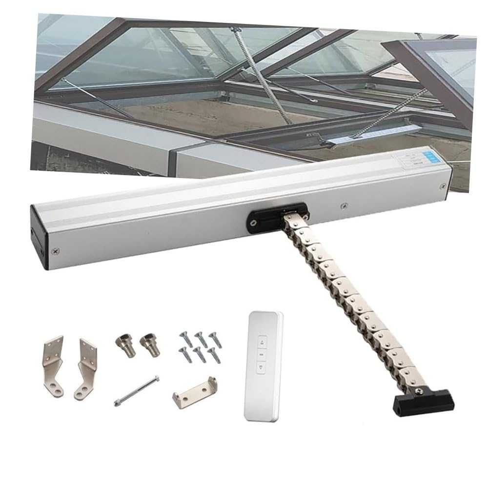Automatischer Fensterantrieb für Oberlichter, 24V mit Fernsteuerung 300mm