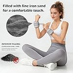 leikefitness Wrist/Ankle Weights Set of 2 (1 lb/2 lb/3 lb Each) for Women,Men and Kids, Modularized Leg Weight Straps for Yoga, Walking, Jogging, Aerobics, Gym - Image 2