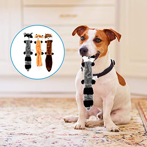 BESPORTBLE 3Pcs Plush Dog Toy Squeaky Brinquedos Do Cão Duráveis Brinquedos de Pelúcia para O Cão
