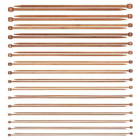 Weiye 14" Extra Long Bamboo Knitting Needles Set Cover