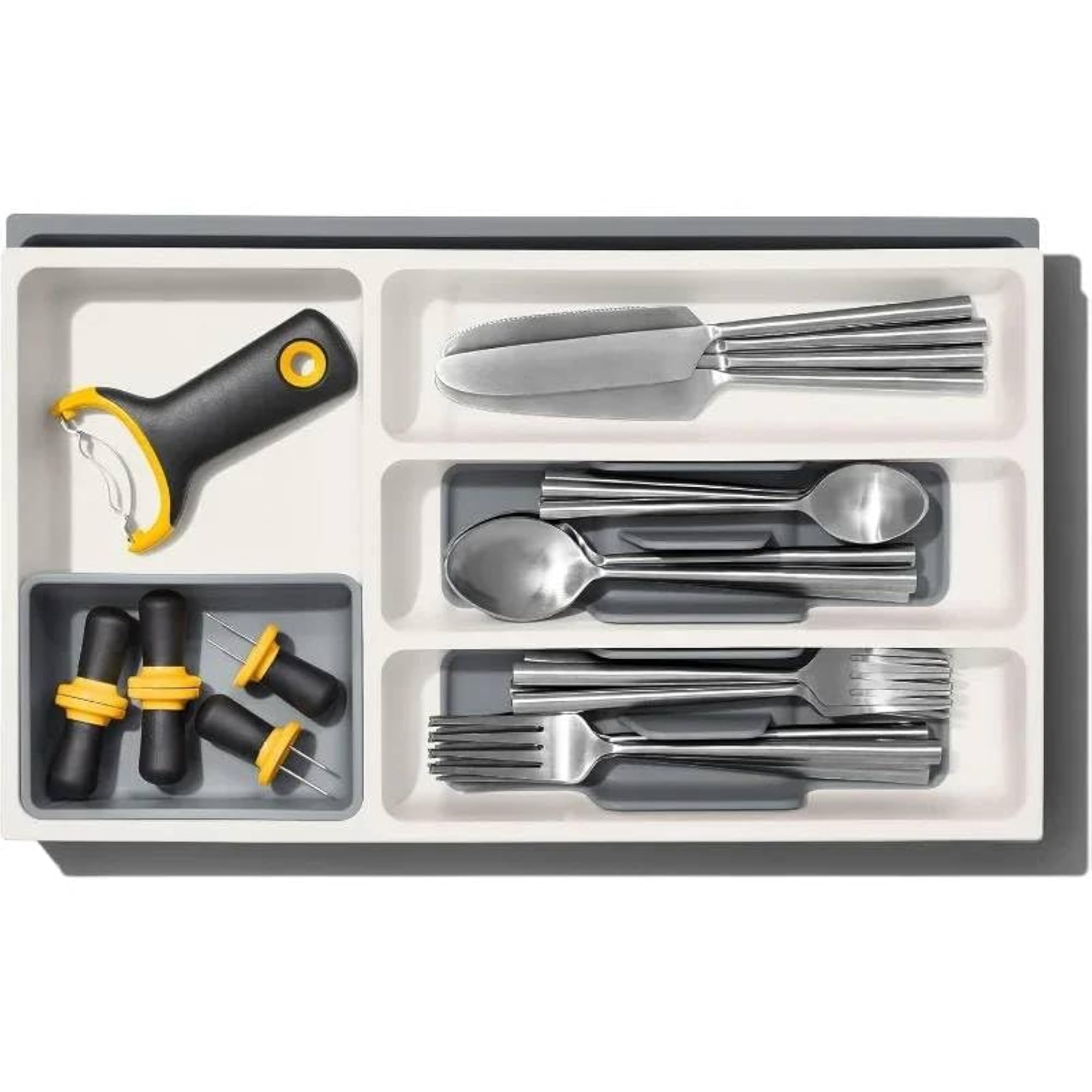 Expandable Kitchen Utensil Organizer Drawer Insert