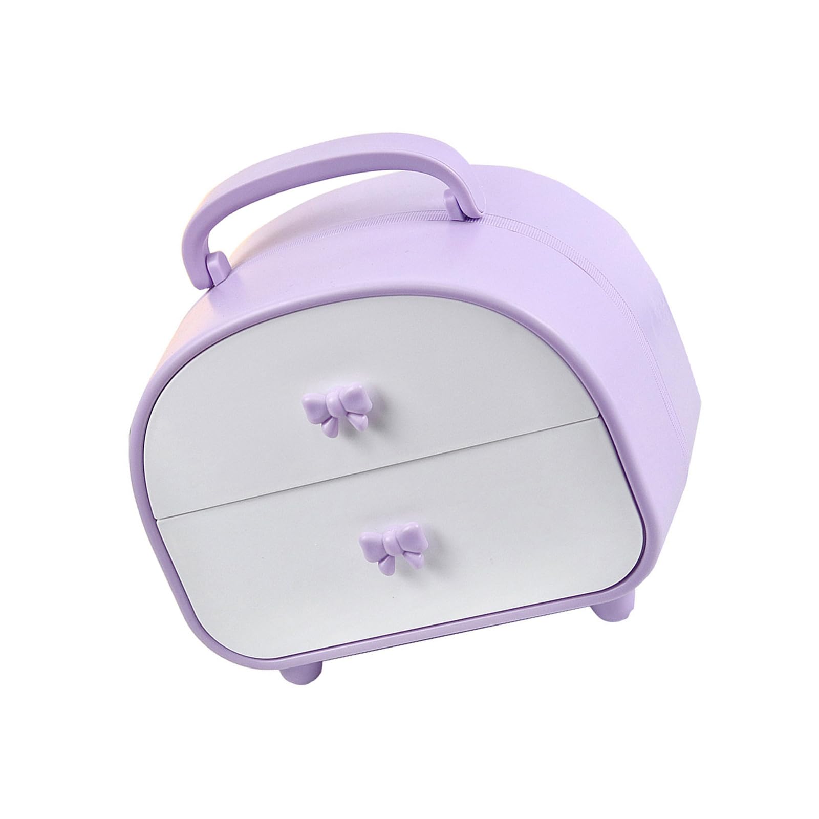 Hsioluted Makeup Holder Desk Organiser with Compartments Multi Purpose Stationery Storage Box for Home and Use Supplies Organiser