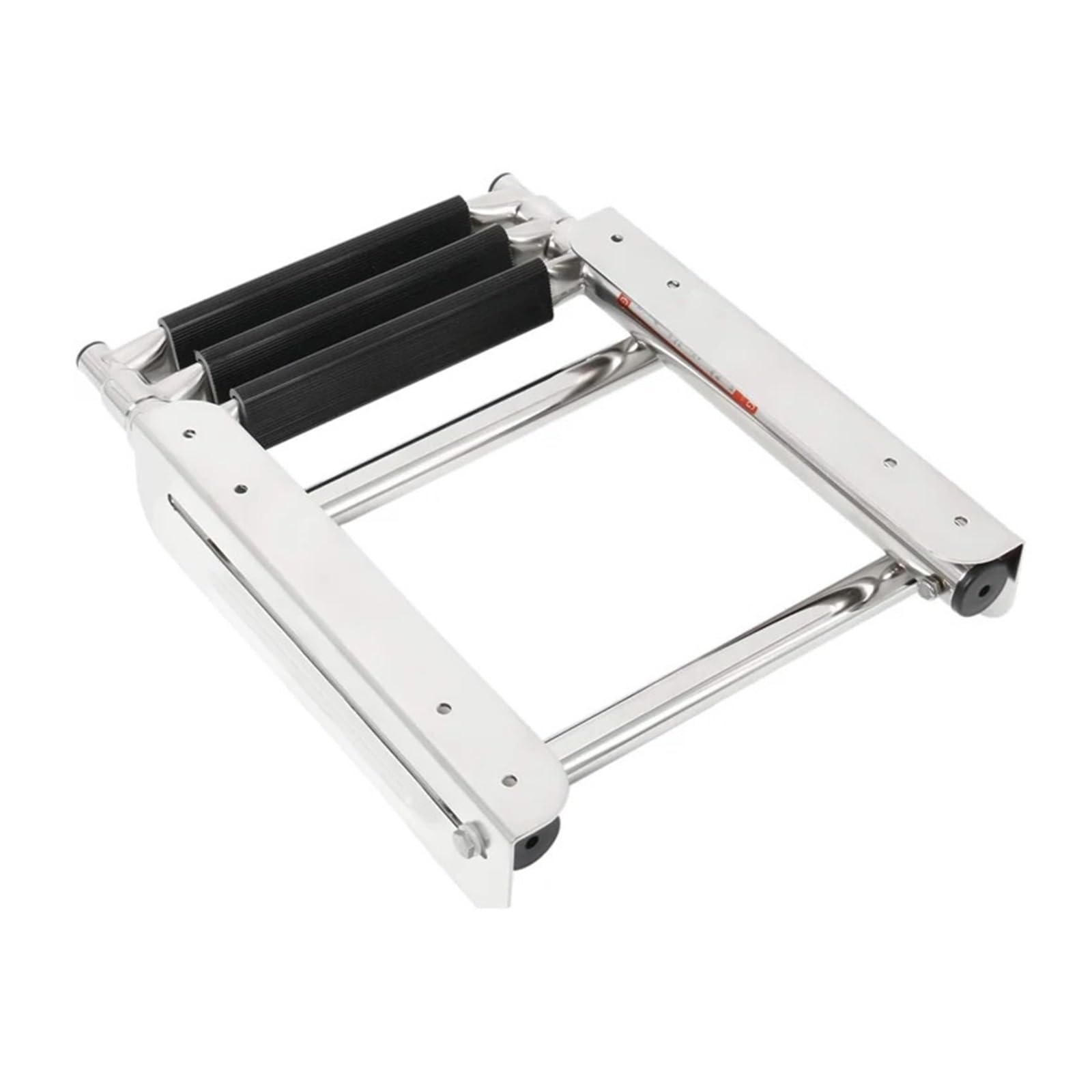 Scaletta for Barca Telescopica in Acciaio Inox A 3 Gradini Sicura E Antiscivolo