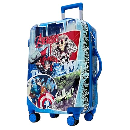 Image of 24 Inch 360 Degree Rolling Wheels Travel Trolley Suitcase for Kids (Luggage-3)